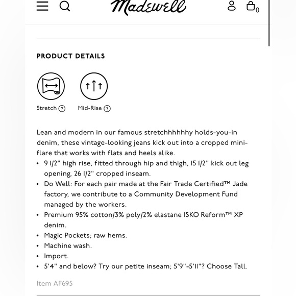 Madewell (CaliDemiBoot) size 26 - Picture 5 of 5